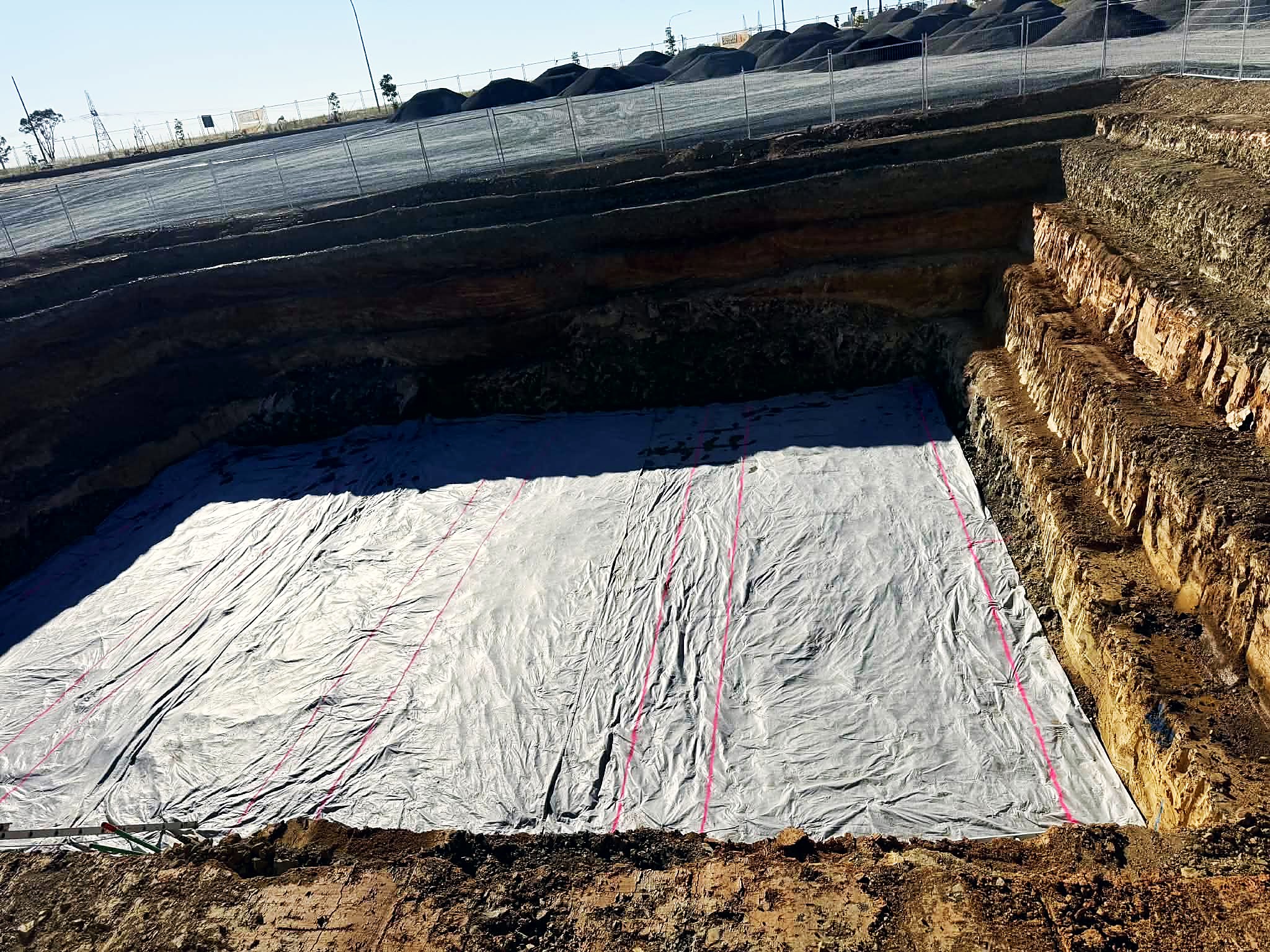 Site remediation on a fuel site project